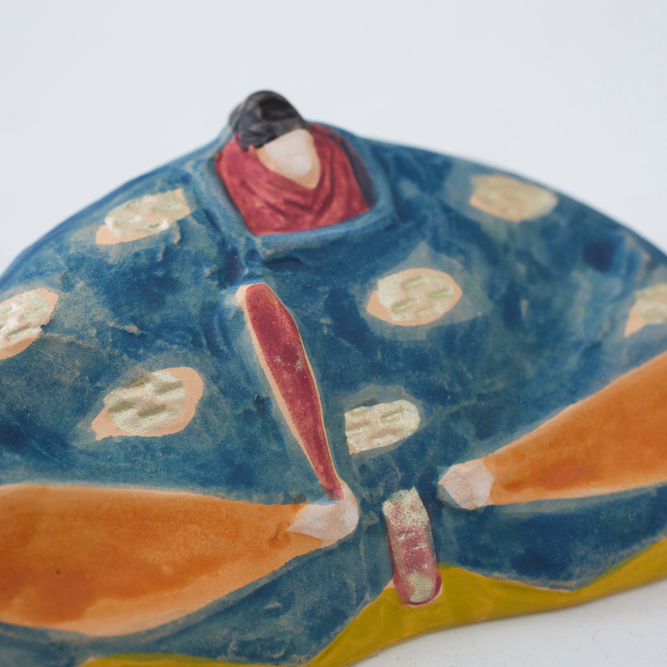雛人形 伝之雛 醍醐 北岡秀雄 共箱 北秀窯 陶彫 福岡県の作家 日展 お