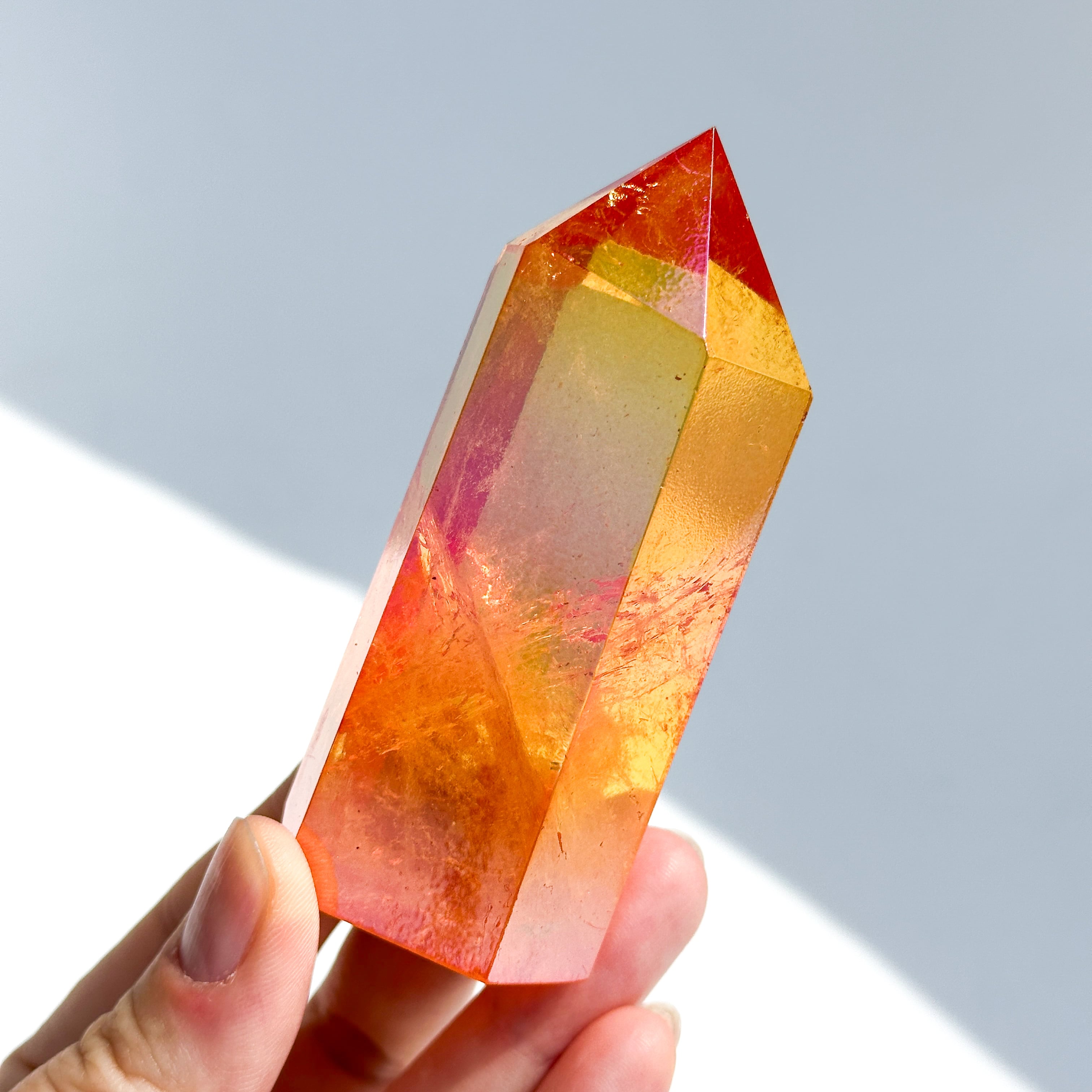オレンジオーラクォーツ タワー31◇ Orange Aura Quartz ◇天然石