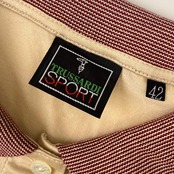 TRUSSARDI SPORT トラサルディ スポーツ 長袖ポロシャツ 42/ベージュ系 レディース ゴルフ