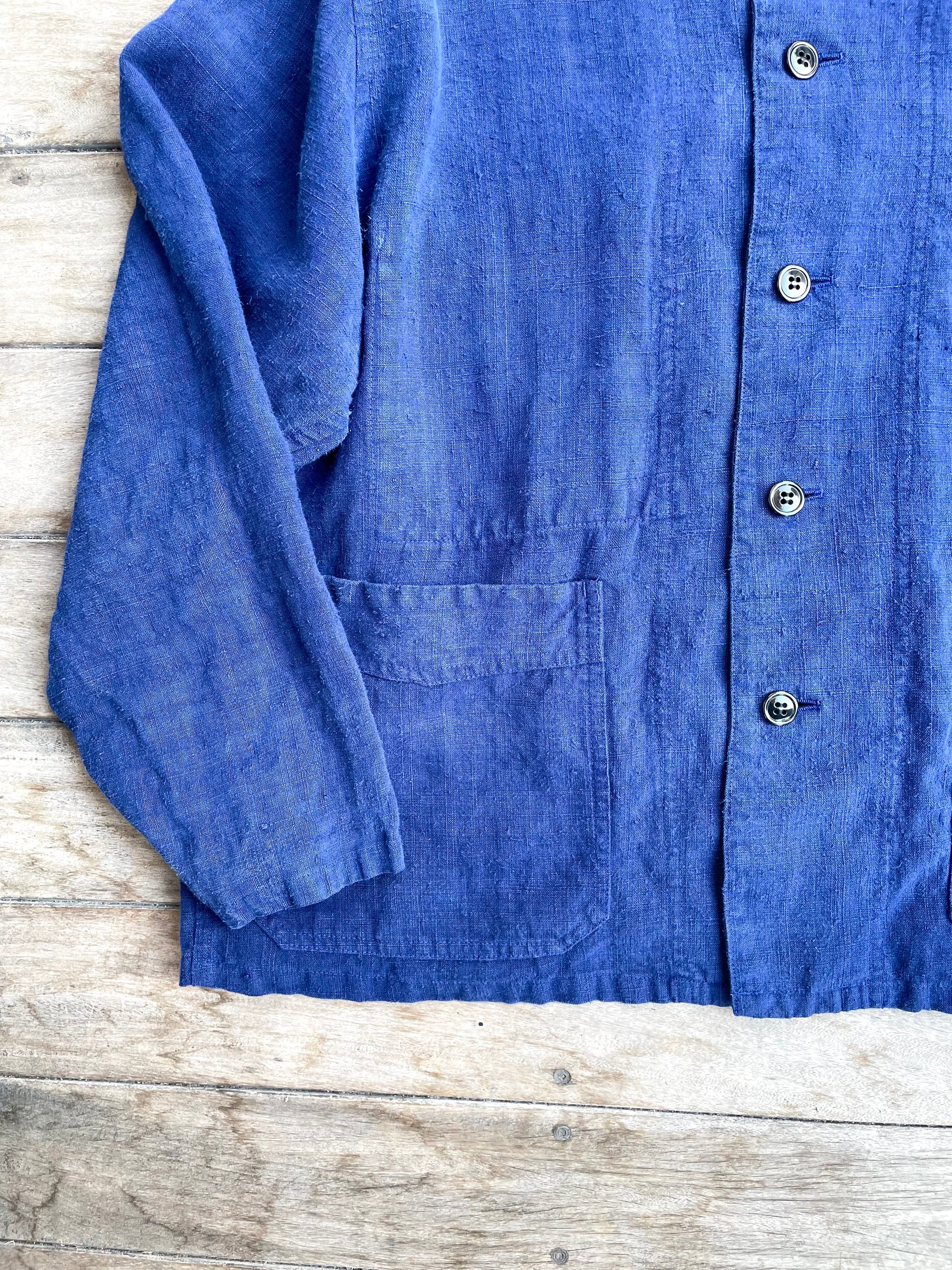 Achuu original antique linen jacket | 京都古着屋 Achuu