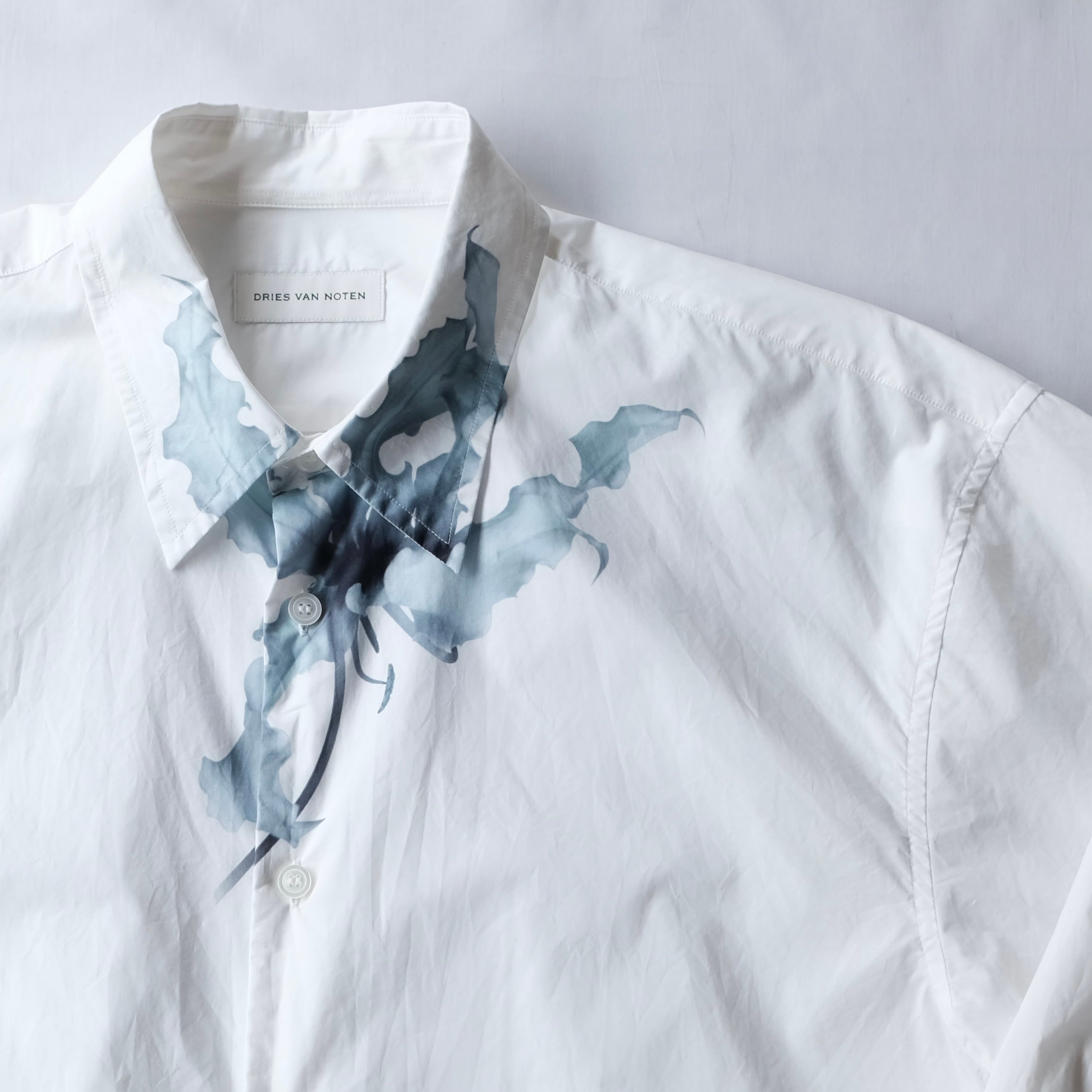 DRIES VAN NOTEN 25AW FLOWER PRINT SHIRT | safarionline