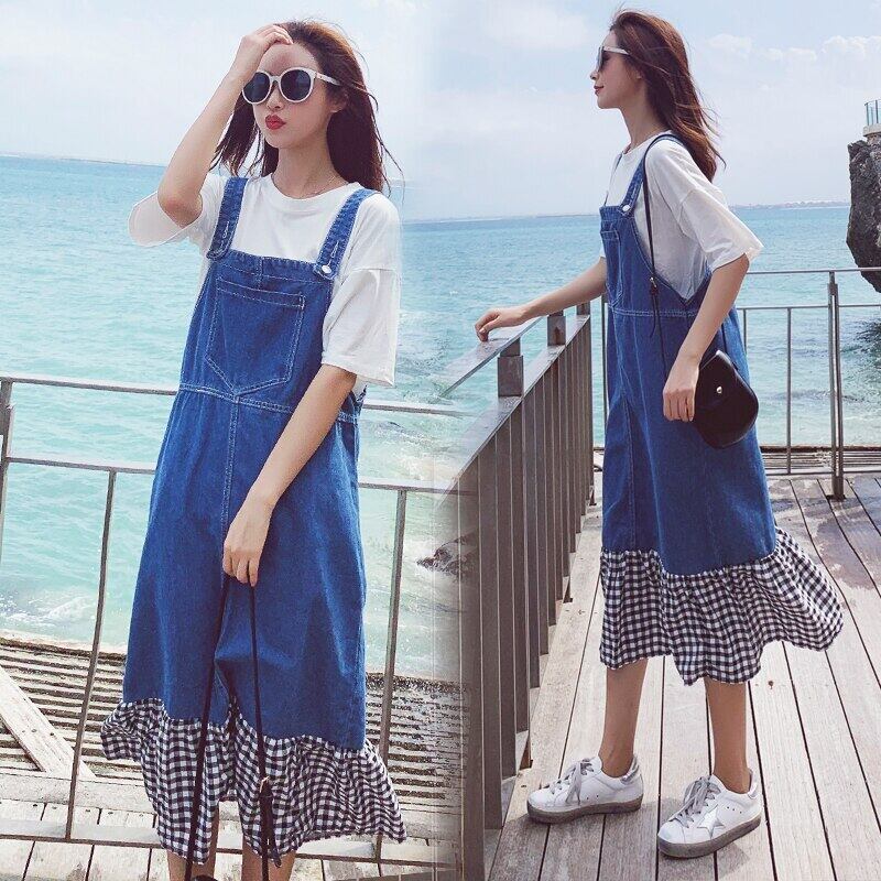 【新作】【送料無料】 938＃Tシャツ+ドレスマタニティ服ルーズスタイリッシュ半袖ドレス妊娠中の女性妊娠中の服 ショート ハーフスリーブ AL expec335469218185