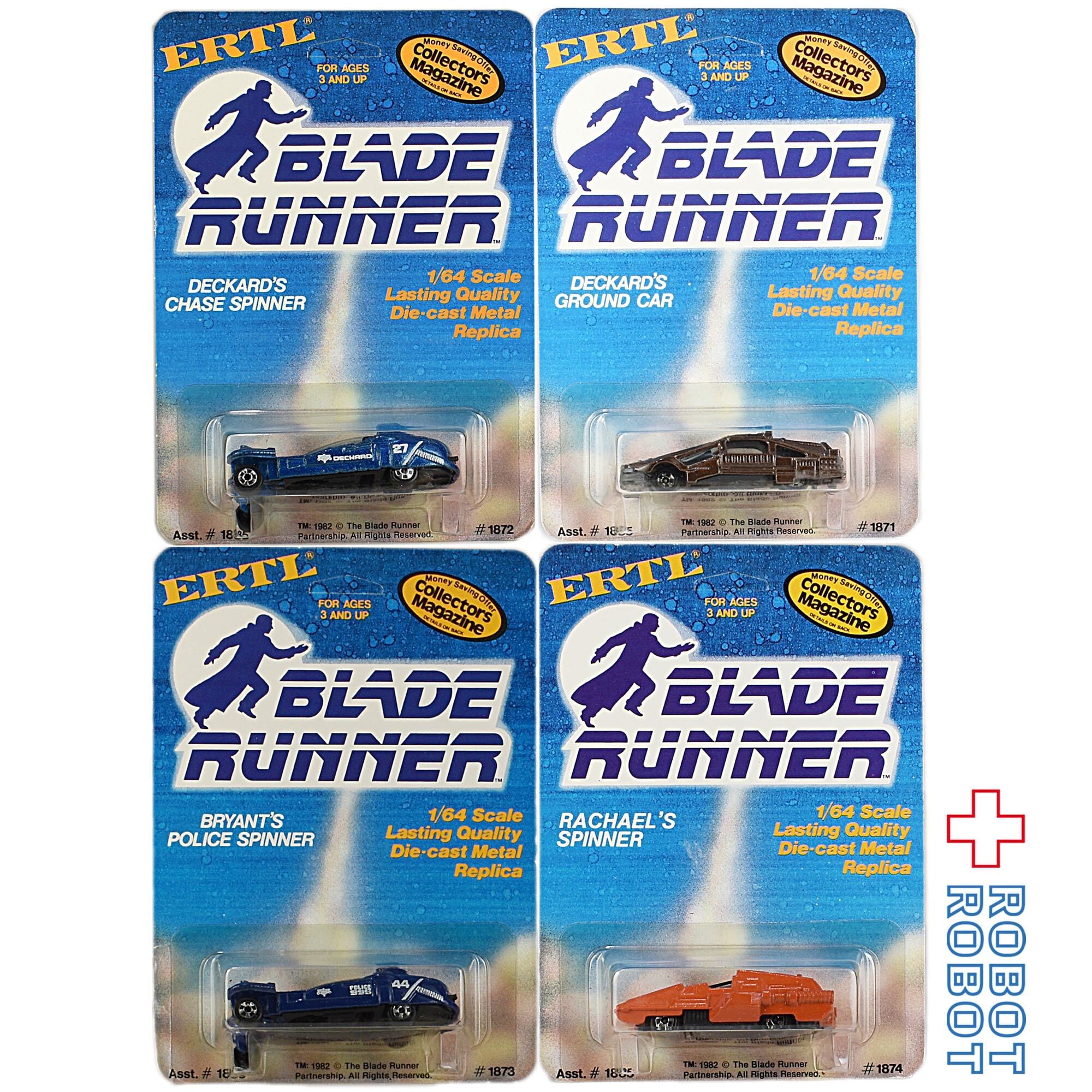 ERTL ブレードランナー 1/64 ダイキャストレプリカ 4コセット