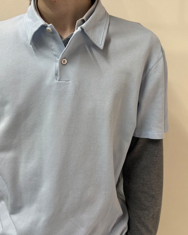 【PRADA】box silhouette basic polo