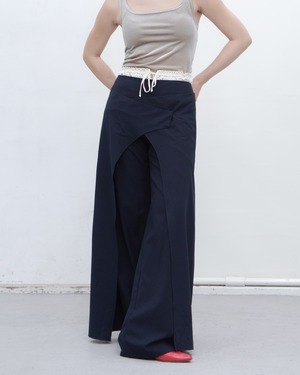 1990s KOOKAI - layered design wide trousers