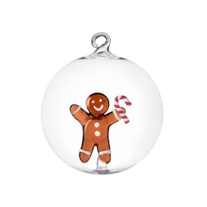 CHISTAMS BALL ORNAMENT GINGERBREAD