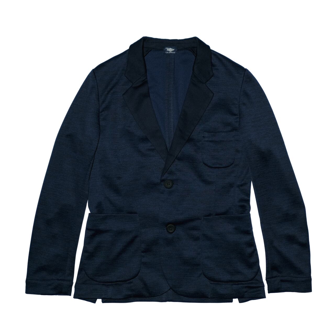 【large size】トラベルストレッチジャケット WTJ-1001S(NVY杢)