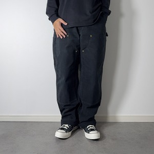 Carhartt double knee painter pants black "made in USA" W38L32 古着