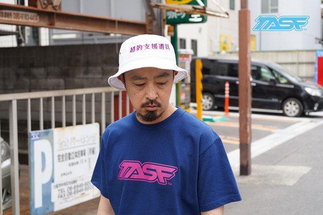 TASF  /  ロゴTee  /  Indigo × Purple