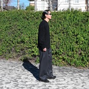 INTERIM /  KID MOHAIR ALPACA SHAGGY CREW SWEATER