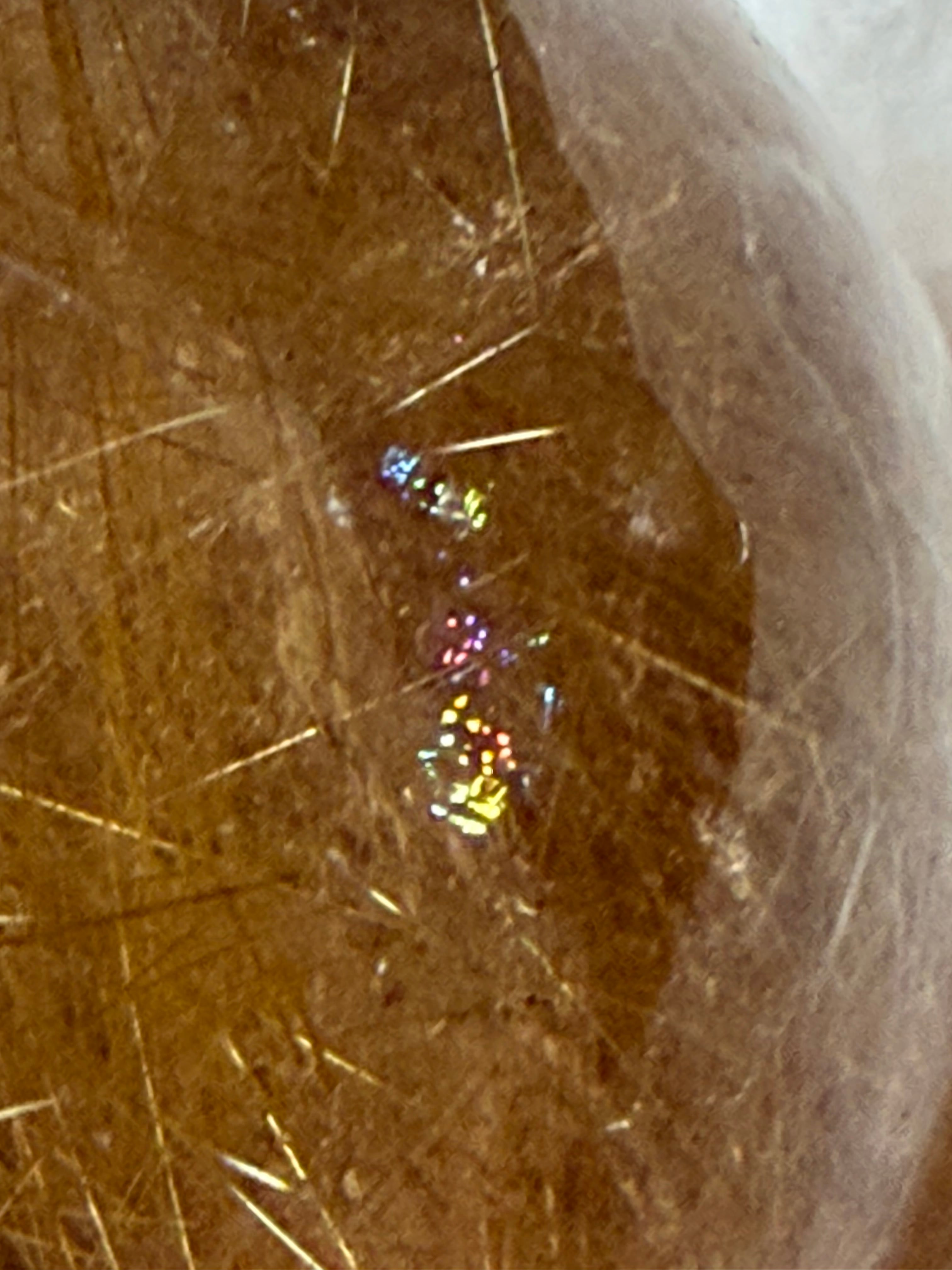ゴールドルチルクォーツ 虹入り丸玉 約39.5mm | 天然石 Kanon stone