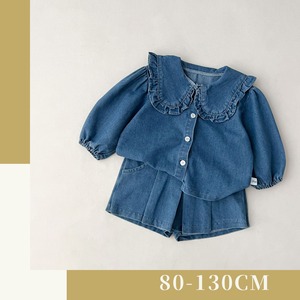 [ 新作 ] デニムセットアップ 子供服 韓国子供服