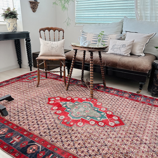 トルコ ヴィンテージラグ TR004 | ウシャク | 158cm × 292cm