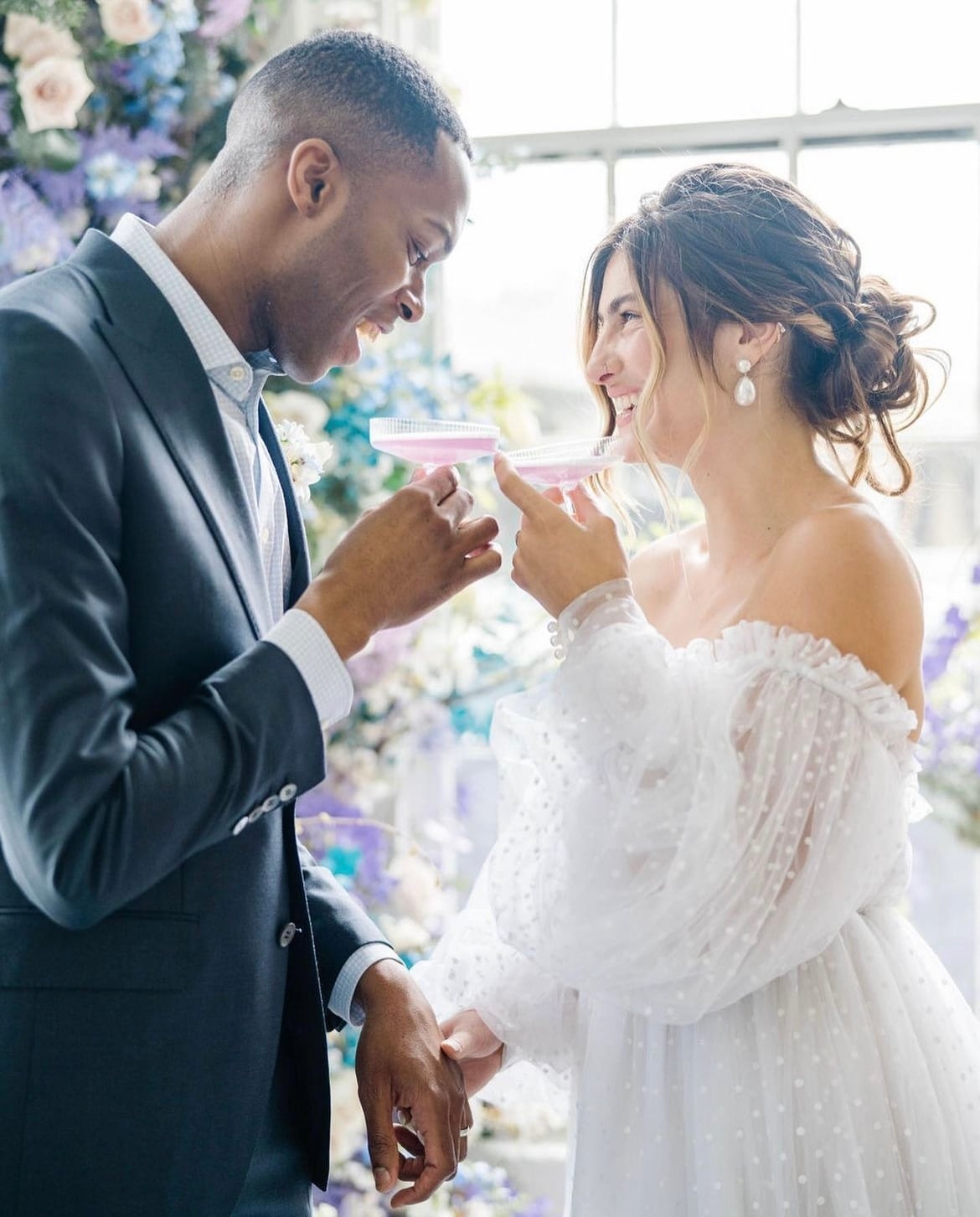 Elizabeth Bower】Audrey Pearl Drop シルバーピアス/イヤリング