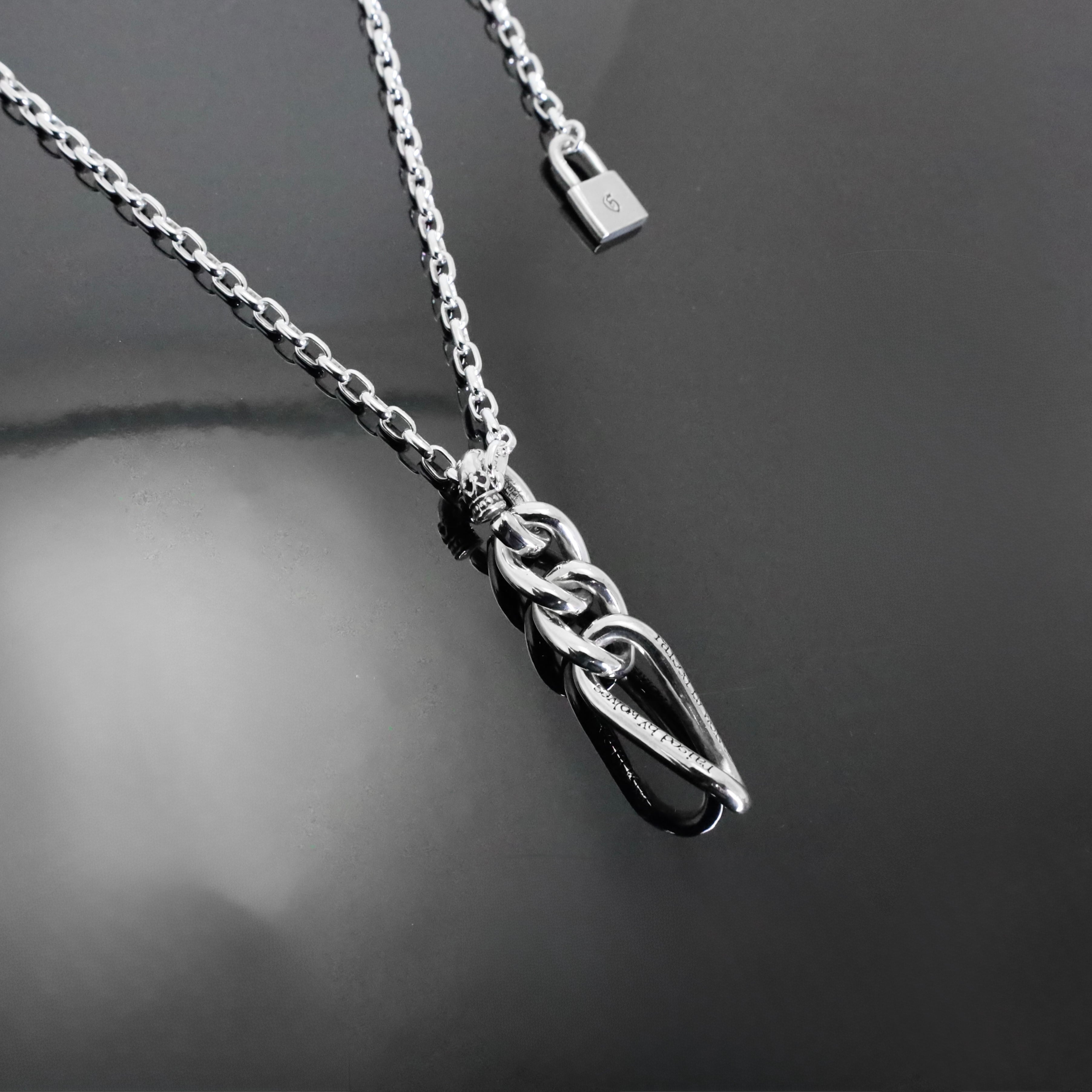 GODSIZE® FIGARO TRINITY #1 I.D. TAG NECKLACE / ゴッドサイズ