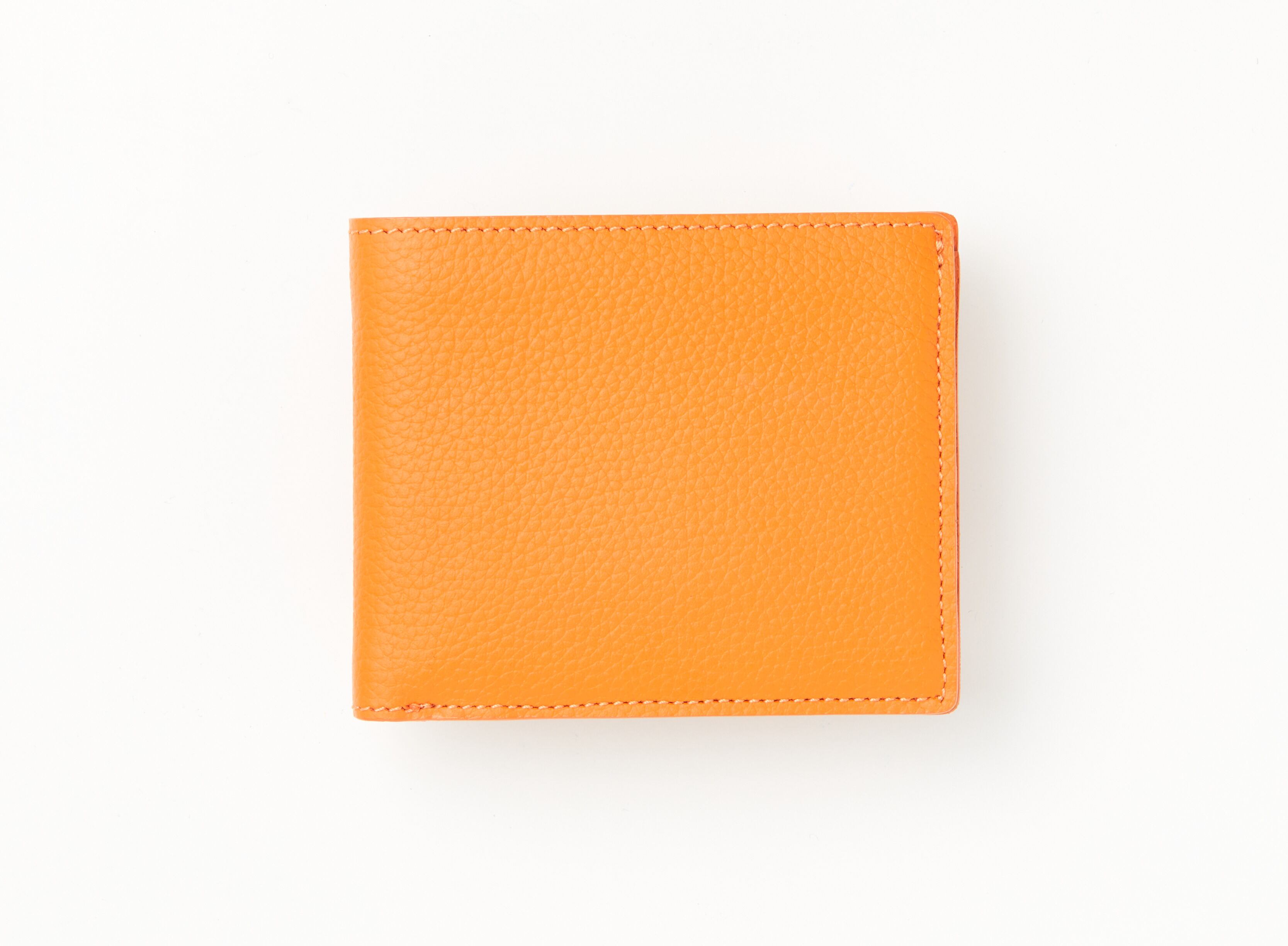 FOLIO バイフォルド ウォレット(二つ折りサイフ) オレンジ レザー