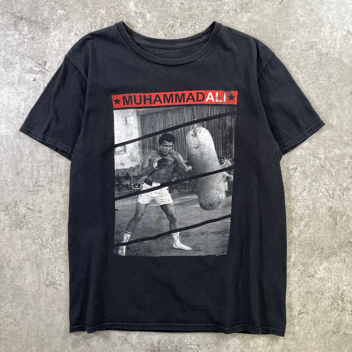 MUHAMMAD ALI モハメドアリ 偉人 フォトプリントTシャツ メンズS相当