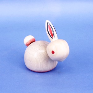 《 弥治郎系・上田康友 工人 》うさぎ独楽（こま）