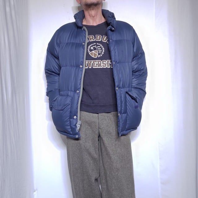 1970-80s The North Face Down Jacket Talon Navy / 茶タグ ノース