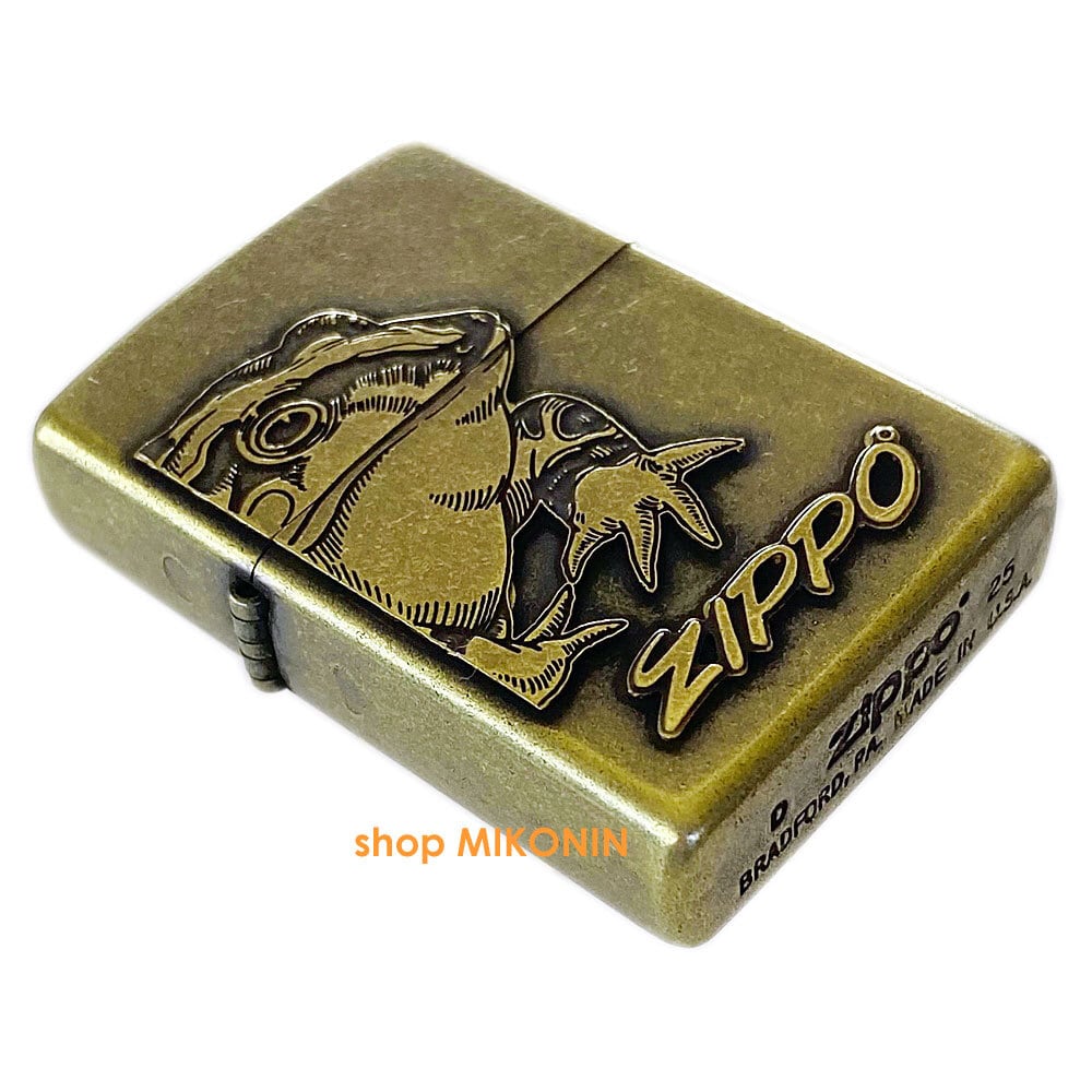ZIPPO フロッグ クラシックメタル BS ブラス ユーズド仕上げ カエル
