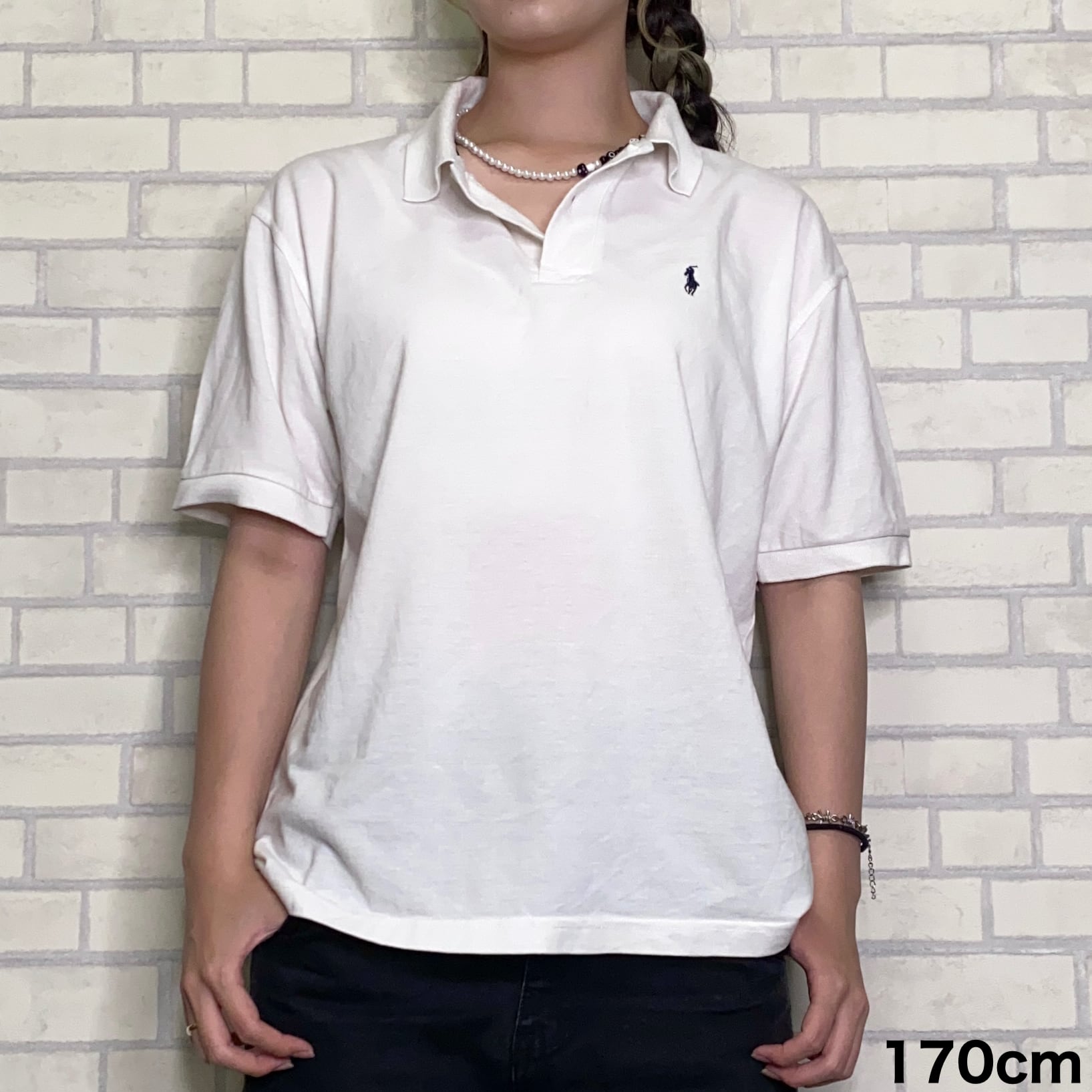 Polo By Ralph Lauren 半袖ポロシャツ M 刺繍ロゴ 状態良好 | 古着屋