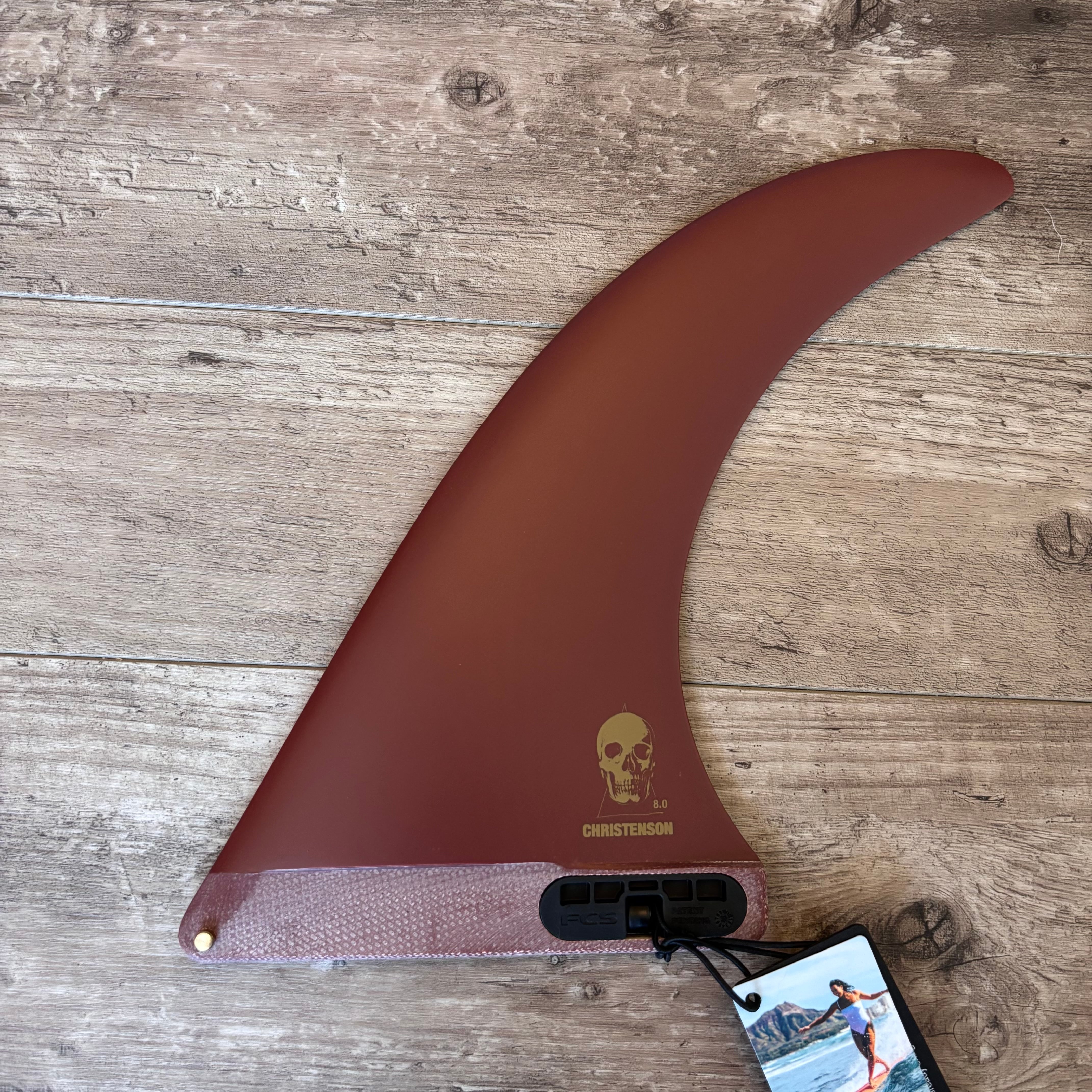 クリステンソン シングルフィン 8.0 FCS FCS2】エフシーエスツー CHRISTENSON PG FIN 8.0 Blood Red