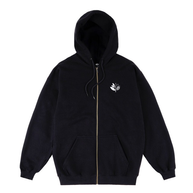 MAGENTA /YIN ZIPPED HOODIE