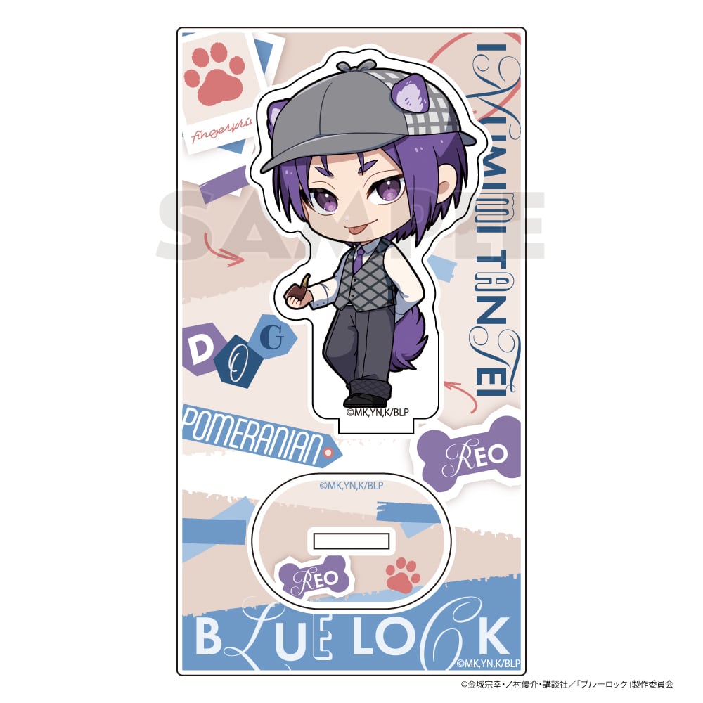 ブルーロック アクリルスタンド(御影 玲王/いぬみみ探偵)