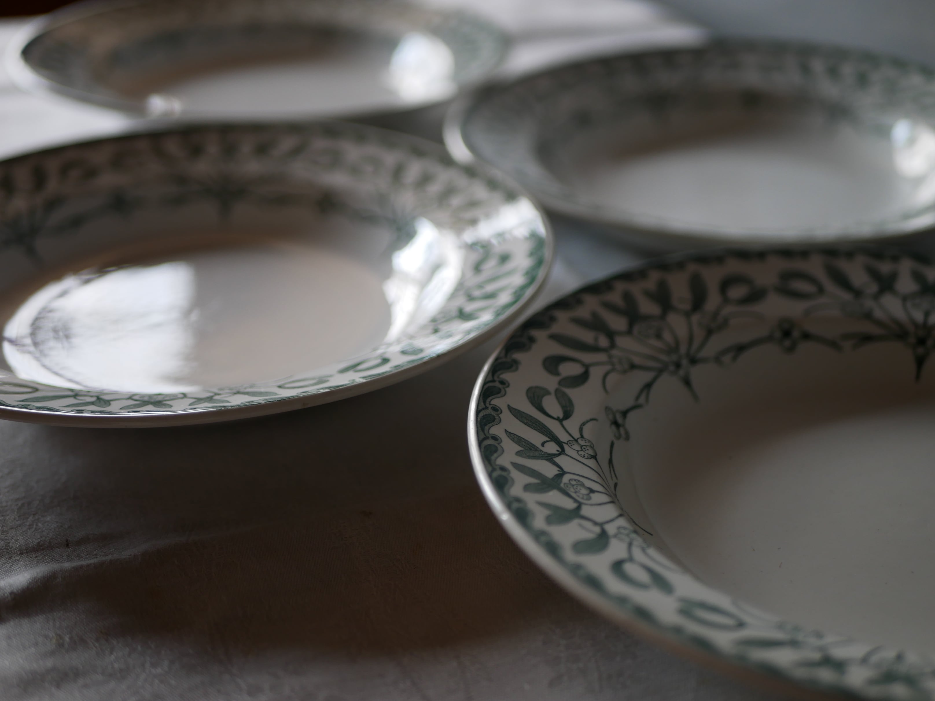 宿り木 プレート 深皿 フランスアンティーク ヤドリギ | フランス