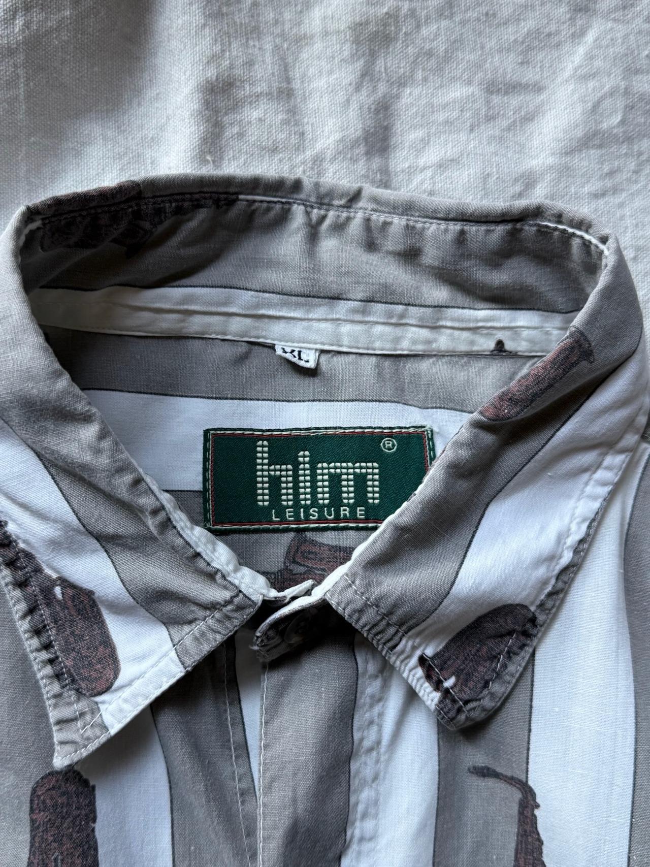 Sax printed boder S/S shirt