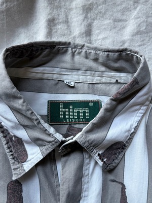 Sax printed boder S/S shirt