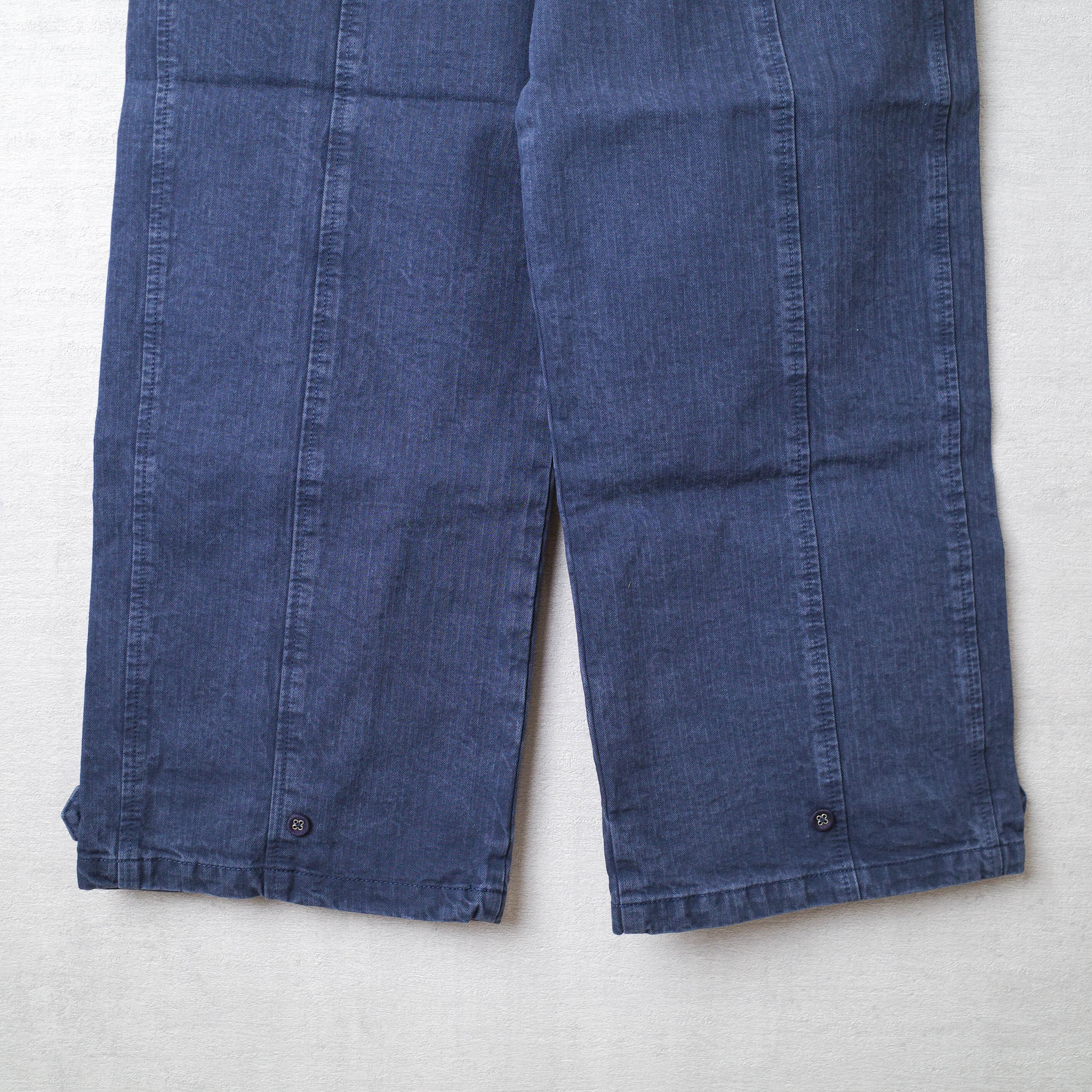 [NEW] BLACK by MOUSSY	JAPAN MADE HERRINGBONE PANTS NAVY 070BA311-0020