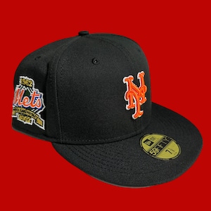 New York Mets 40th Anniversary New Era 59Fifty Fitted / Black (Gray Brim)