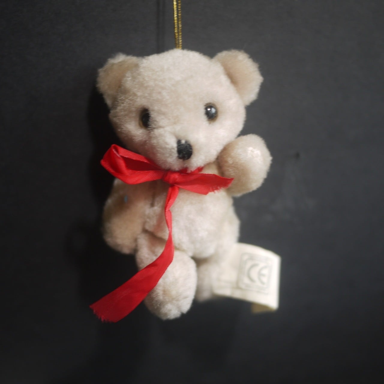 ドイツ 白いくま チャーム 7.5cm