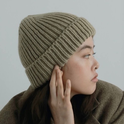 【 anuke 】Lowgauge Knit Cap