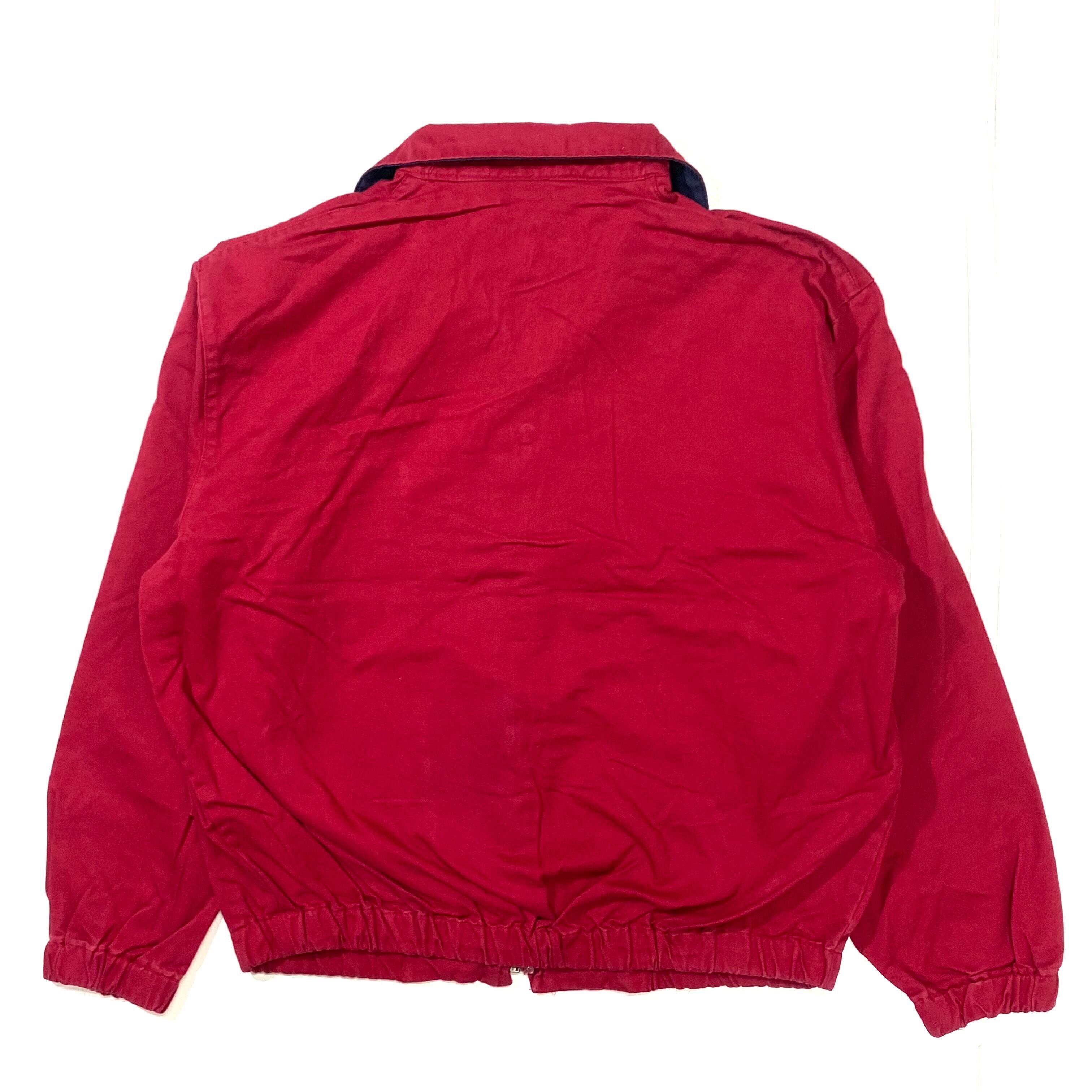 90sラルフローレンRalph Lauren スイングトップ 赤　M 90年代 Ralph Lauren ラルフローレン スイングトップ メンズM