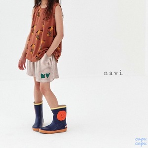 «sold out» NAVI ボーダーショートパンツ 2colors