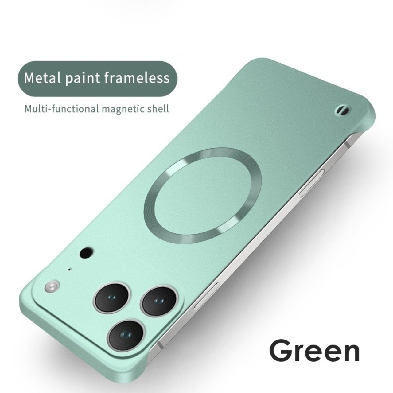 ◆iPhone 17/16/15/14/13/12/Pro/Pro Max/Plus/Air◆ Thin Matte Metal Paint Phone Case / シン マット メタル ペイント スマホケース