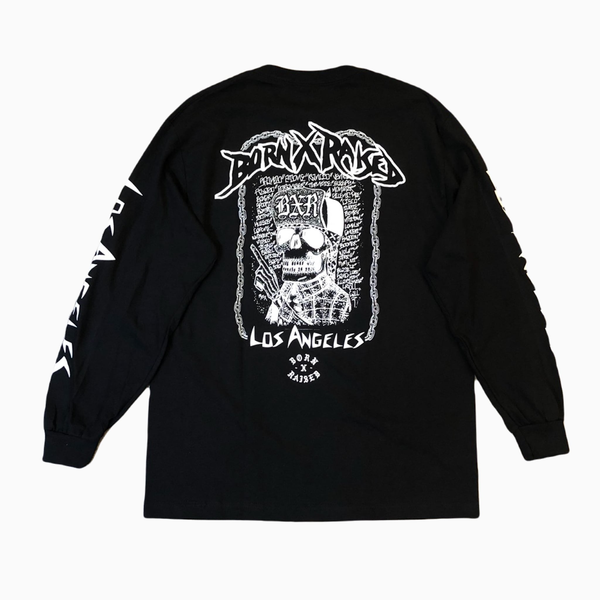 BORN X RAISED #RxCx L/S Tee Black | BLUE VALENTINE