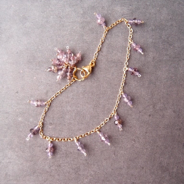 天然石ピアス 14kgf パープルアゲート スピネル amb-gf-ps76_ame_01.jpg