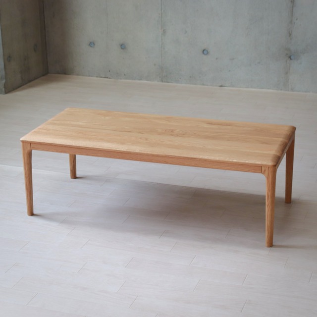 楢無垢材リビングテーブル 匠デザイン センターテーブル コーヒーテーブル ナチュラル 木製 幅110 おしゃれ 北欧