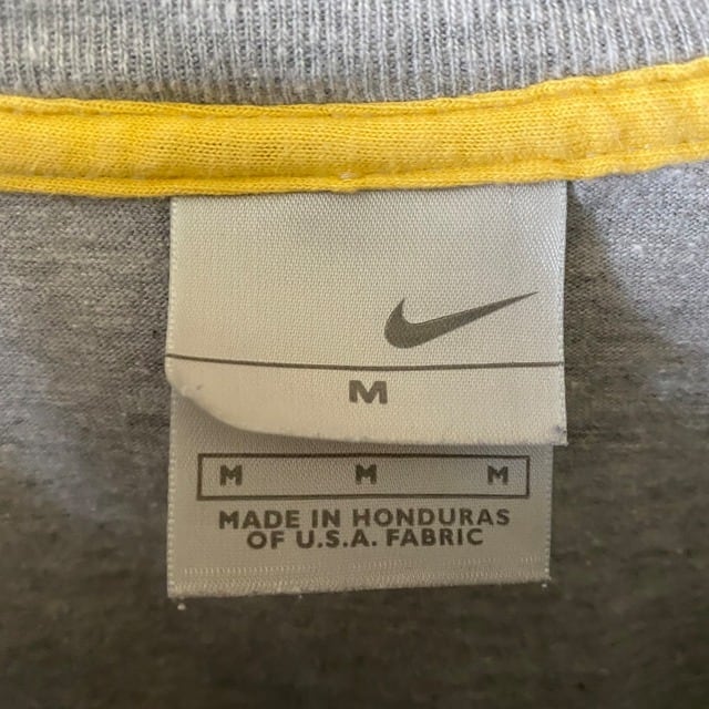 NIKE ナイキ Tシャツ グレー デカロゴ ビックロゴ ストリート 古着 ...