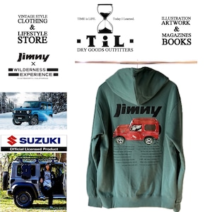 SUZUKI ”公認”コラボ！　Jimny × WD2ジェネレーションズパーカー （ブルー）STYLE NO 843502