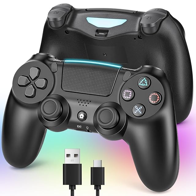 PS4コントローラー【2024年金賞·新版】Onefun ps4 コントローラー 大