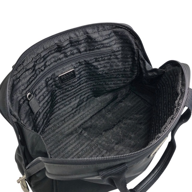 PRADA プラダ ハンドバッグ ブラック トライアングルロゴ カデナ ナイロン vintage ヴィンテージ オールド n4a2rw