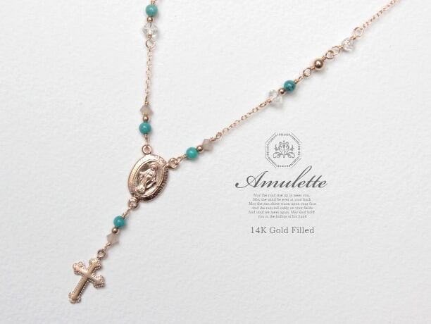 Amulette/ciel 14KGFネックレス