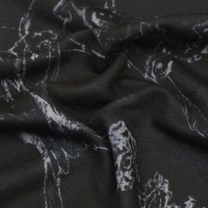 【WE11DONE】BLACK TATTOO PRINTED T-SHIRT