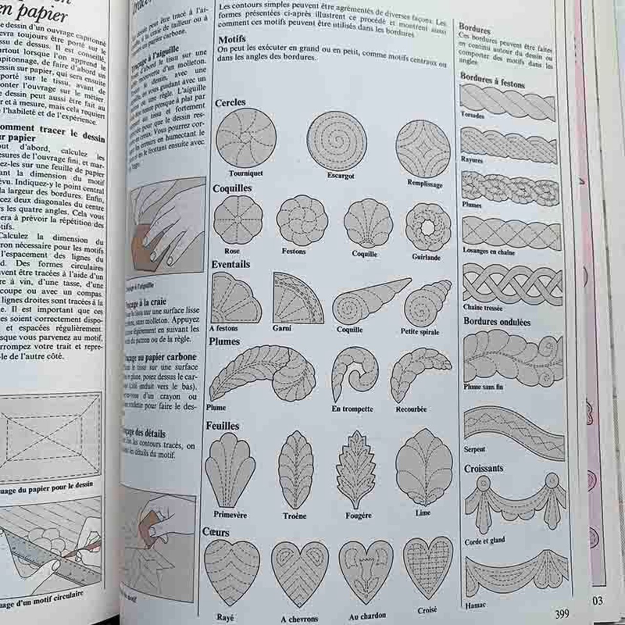 フランス古本　針仕事の本　手芸本　大型本　 TRAVAUX A L’AIGUILLE　 12psbu42