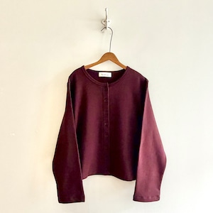 C91441【Lolita】Brushed French Terry Sweat Cardigan