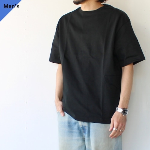 Soundman ヘビーウェイト天竺カーゴポケットTee/ Holm　（Black）